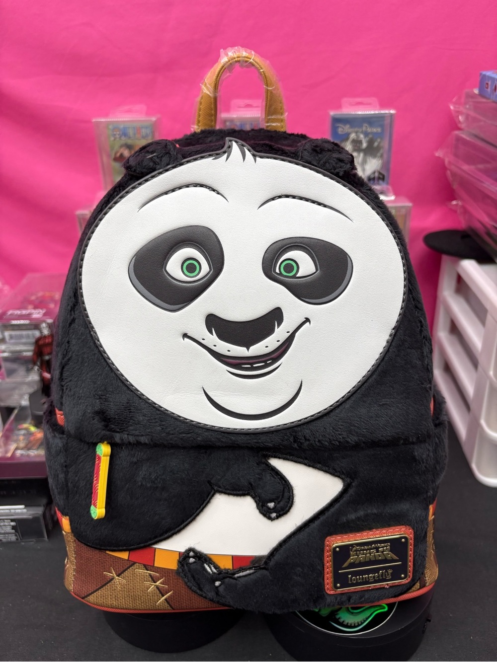 Loungefly Kung Fu Panda Plush Po Cosplay Mini Backpack